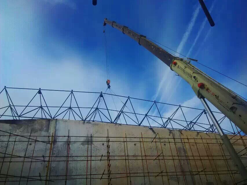 项城食堂网架结构工程